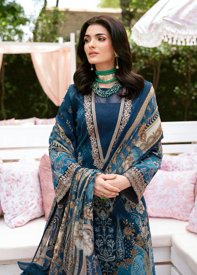 Gulaal | Summer Glow Lawn 24 | SYLVIYA (GL-L-24V3-01) -  Gulaal Luxury - Original Designer Dress - House of Maryam