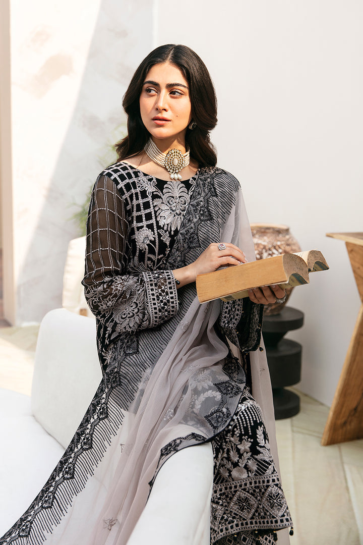 Ramsha | Chevron Chiffon Collection | A-807 -  Ramsha Casuals - Original Designer Dress - House of Maryam