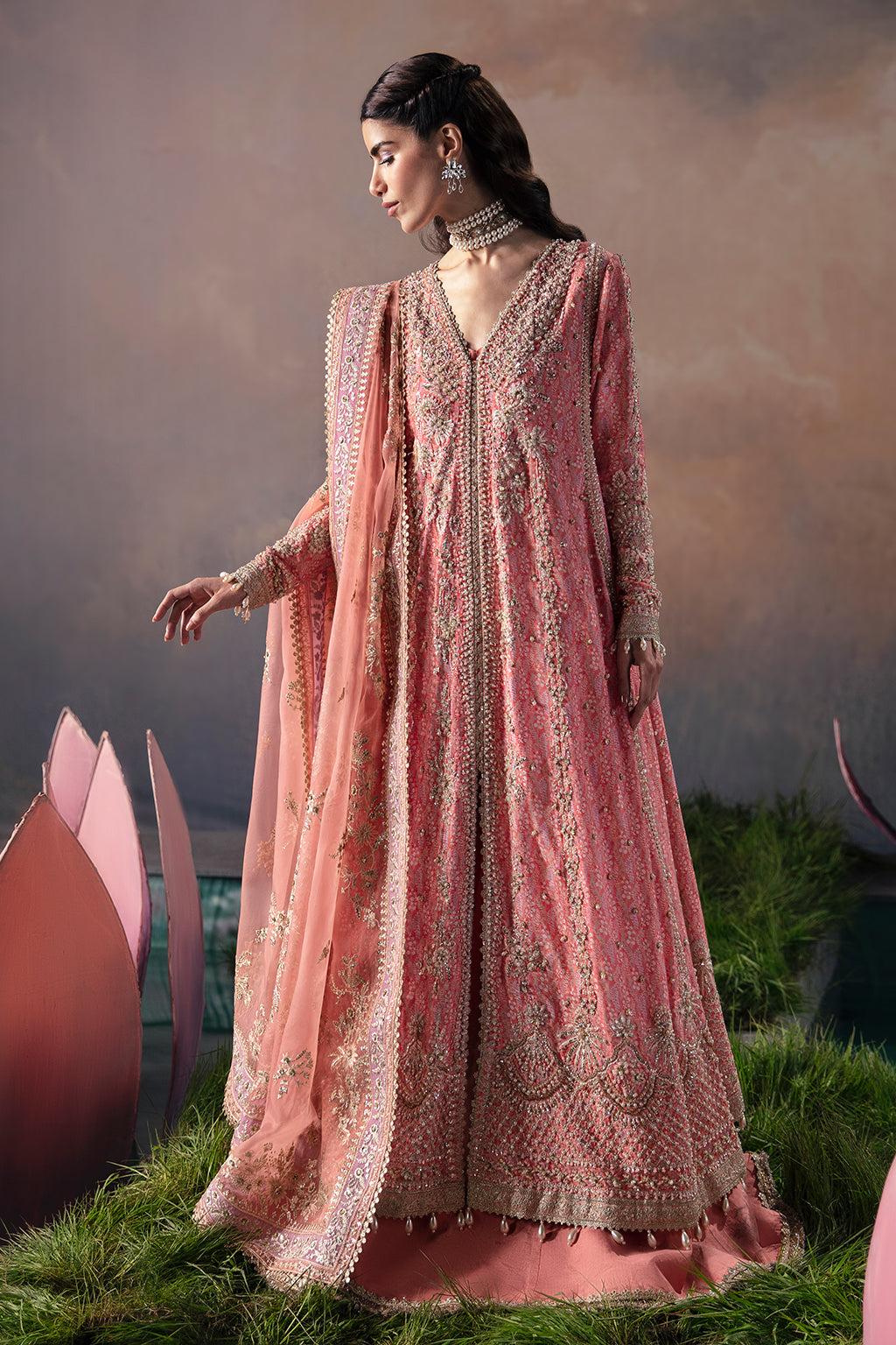 Afrozeh | Wild Flower Bloom Luxury Formals | Alana -  Afrozeh Formal - Original Designer Dress - House of Maryam