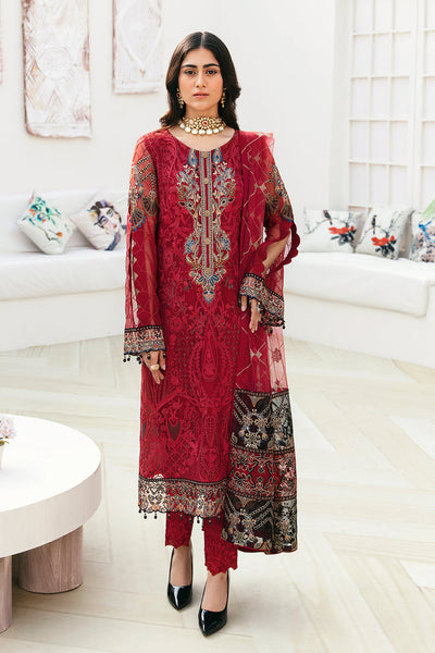 Ramsha | Chevron Chiffon Collection | A-803 -  Ramsha Casuals - Original Designer Dress - House of Maryam