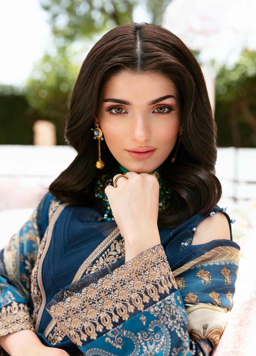 Gulaal | Summer Glow Lawn 24 | SYLVIYA (GL-L-24V3-01) -  Gulaal Luxury - Original Designer Dress - House of Maryam