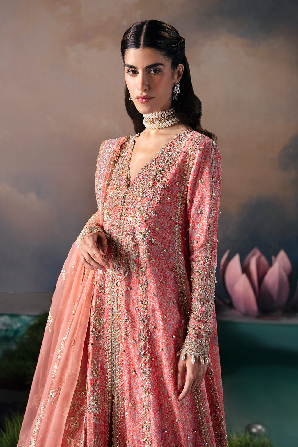 Afrozeh | Wild Flower Bloom Luxury Formals | Alana -  Afrozeh Formal - Original Designer Dress - House of Maryam