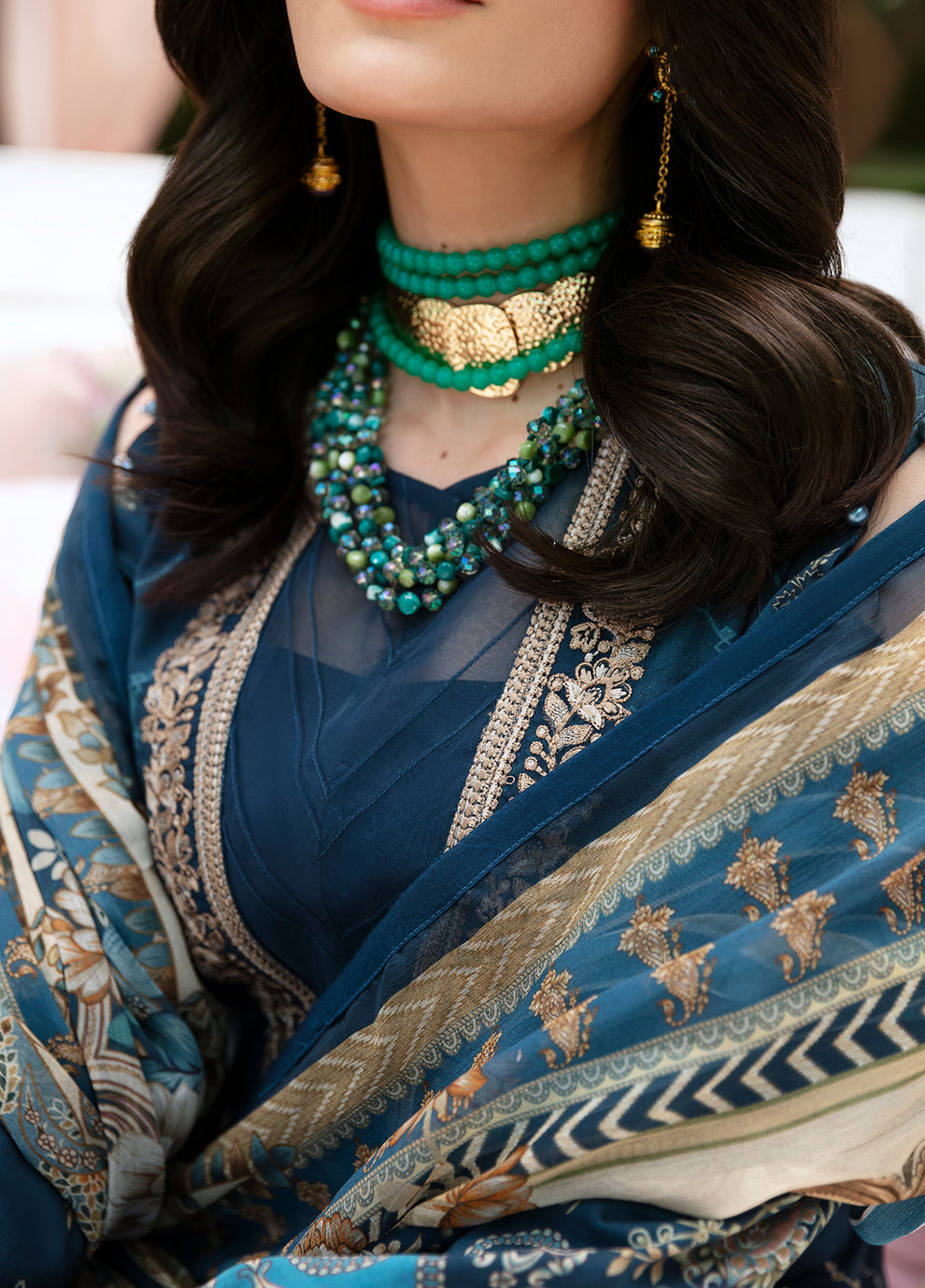 Gulaal | Summer Glow Lawn 24 | SYLVIYA (GL-L-24V3-01) -  Gulaal Luxury - Original Designer Dress - House of Maryam