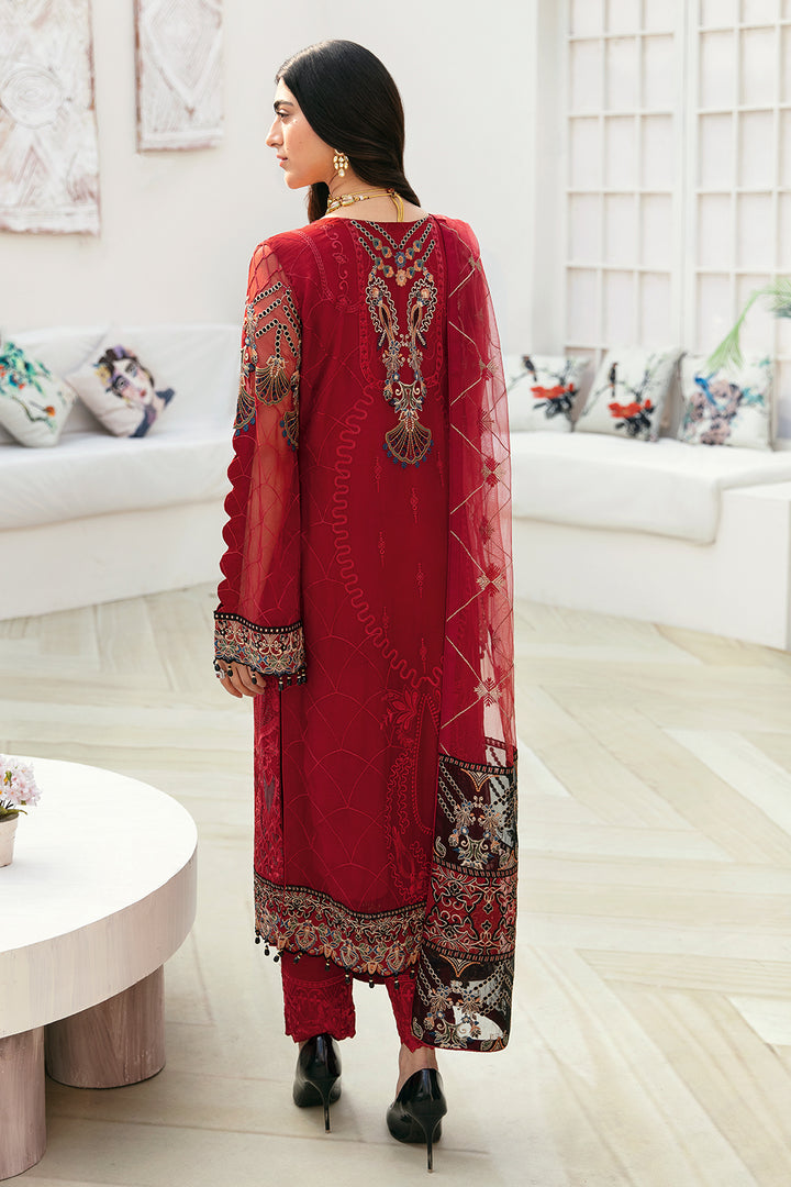 Ramsha | Chevron Chiffon Collection | A-803 -  Ramsha Casuals - Original Designer Dress - House of Maryam