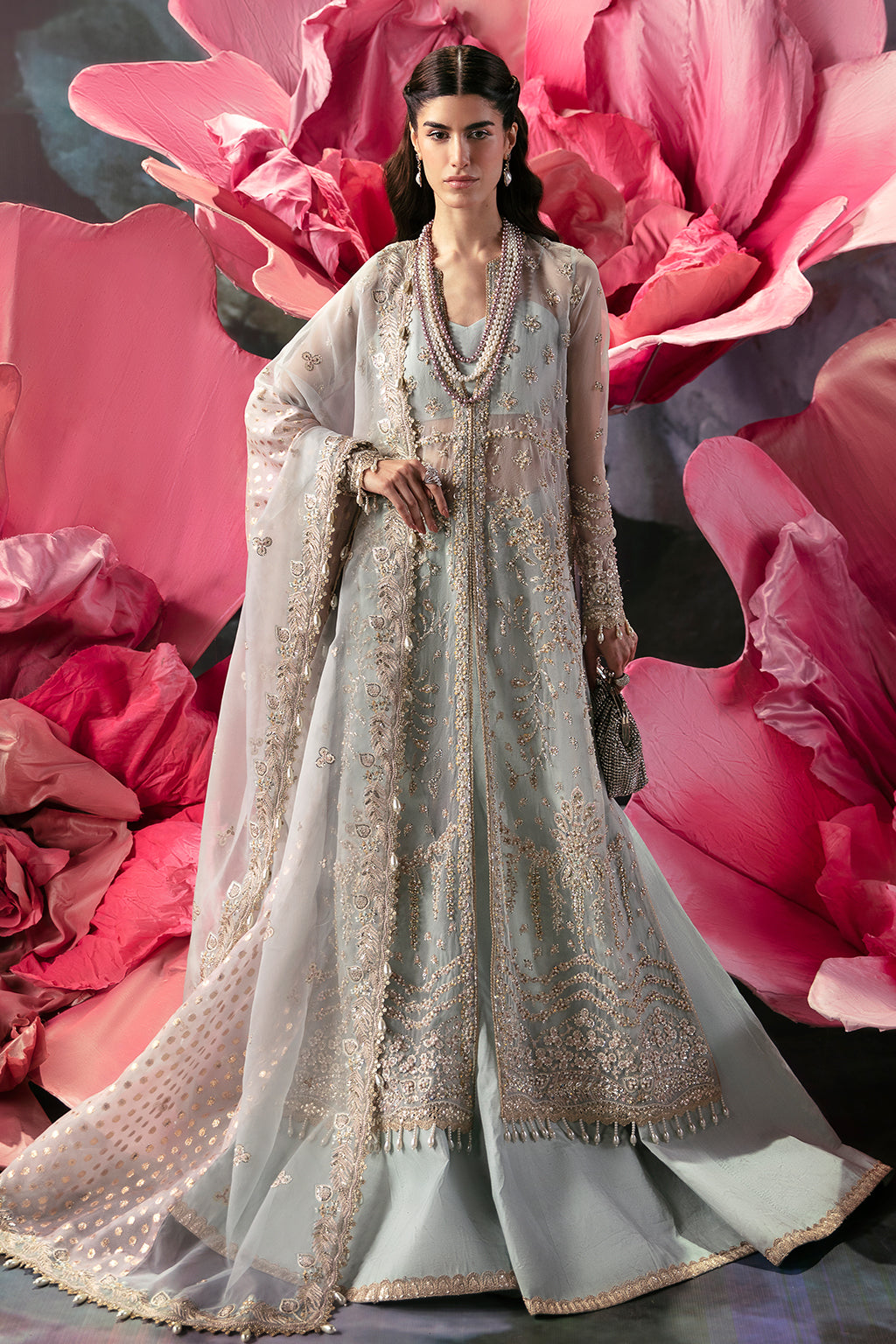 Afrozeh | Wild Flower Bloom Luxury Formals | Paola -  Afrozeh Formal - Original Designer Dress - House of Maryam
