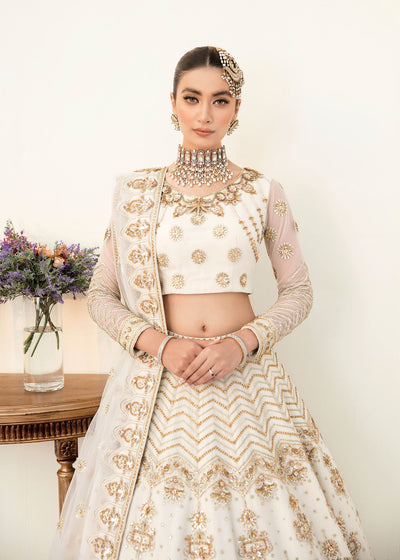 Akbar Aslam Cobalt net bridal lehenga choli, photo 3