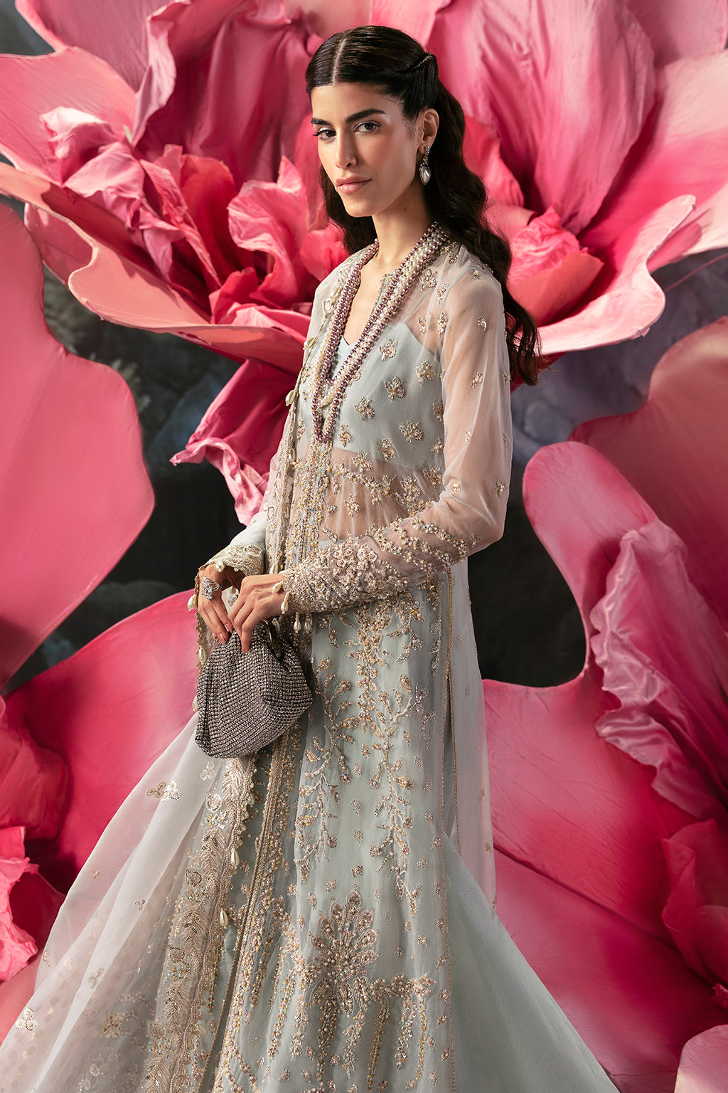 Afrozeh | Wild Flower Bloom Luxury Formals | Paola -  Afrozeh Formal - Original Designer Dress - House of Maryam