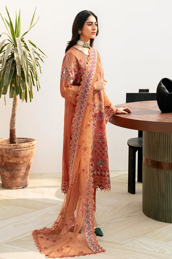 Ramsha | Chevron Chiffon Collection | A-810 -  Ramsha Casuals - Original Designer Dress - House of Maryam