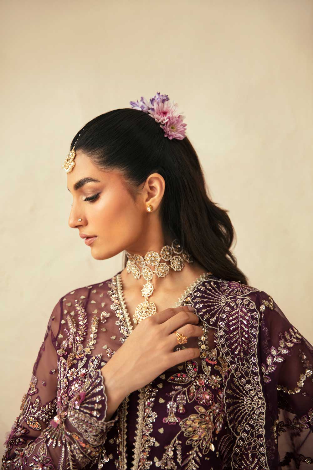 Akbar Aslam Aureus organza formal suit, photo 3
