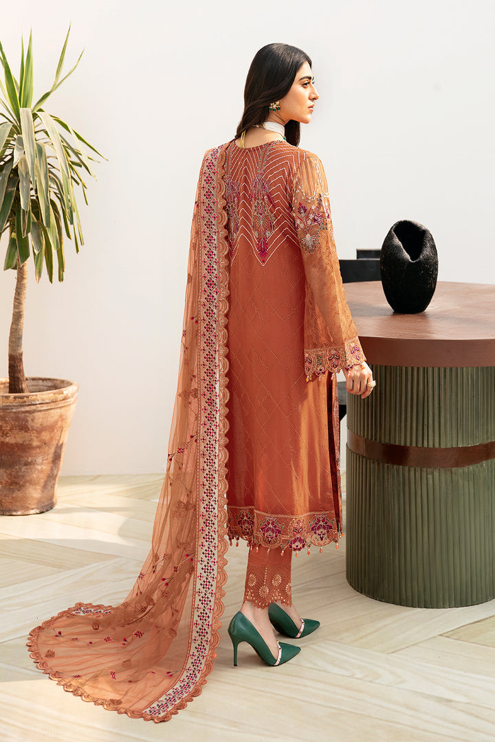 Ramsha | Chevron Chiffon Collection | A-810 -  Ramsha Casuals - Original Designer Dress - House of Maryam