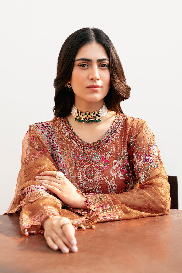 Ramsha | Chevron Chiffon Collection | A-810 -  Ramsha Casuals - Original Designer Dress - House of Maryam