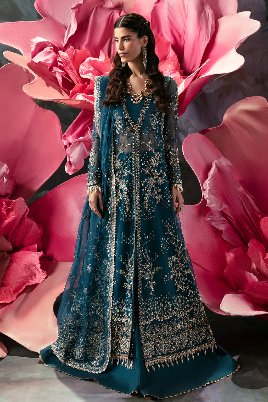 Afrozeh | Wild Flower Bloom Luxury Formals | Liza -  Afrozeh Formal - Original Designer Dress - House of Maryam