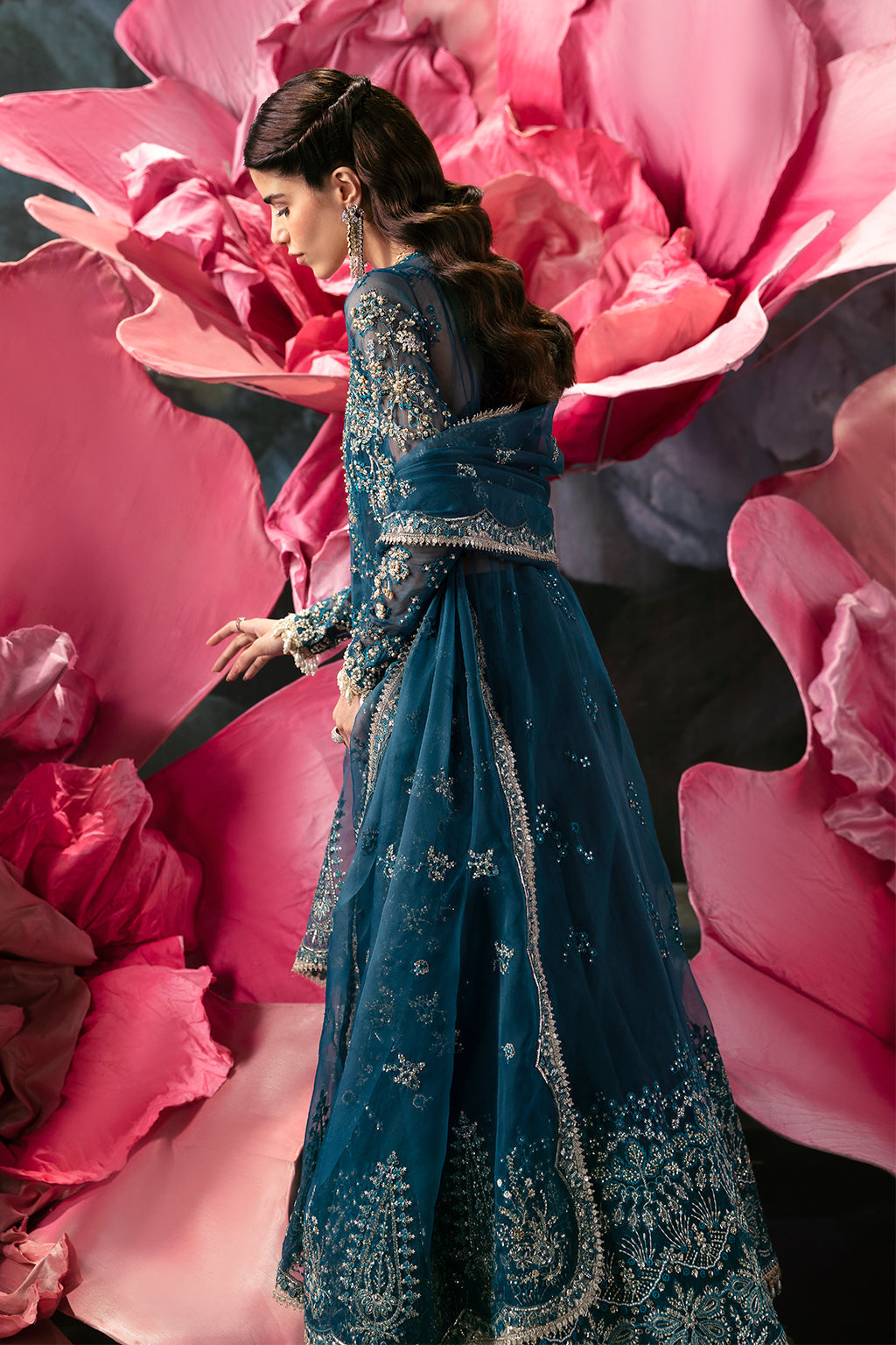 Afrozeh | Wild Flower Bloom Luxury Formals | Liza -  Afrozeh Formal - Original Designer Dress - House of Maryam