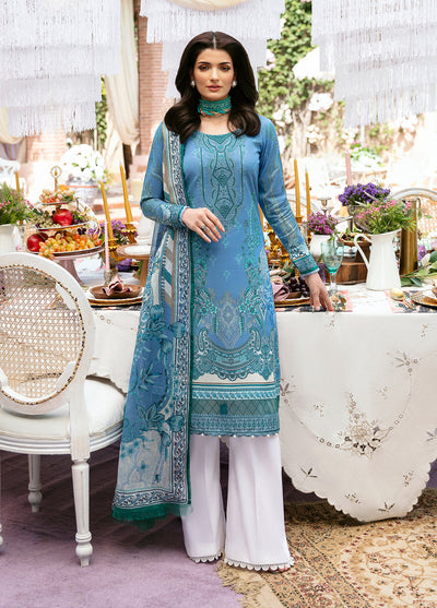Gulaal | Summer Glow Lawn 24 | ELAINE (GL-L-24V3-07) -  Gulaal Luxury - Original Designer Dress - House of Maryam