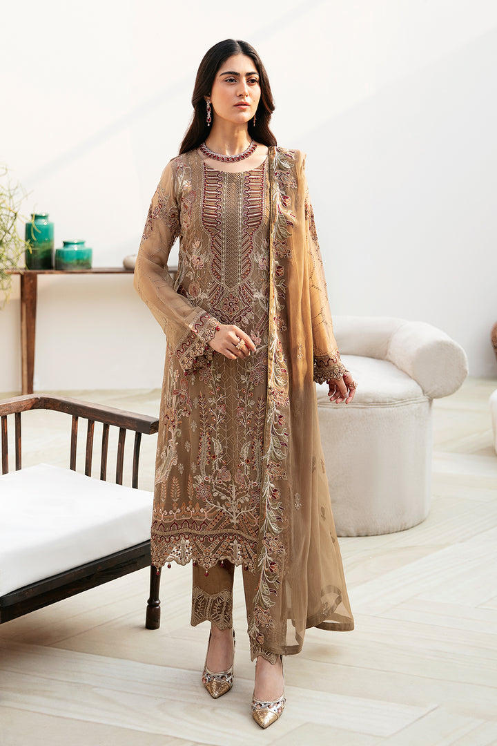 Ramsha | Chevron Chiffon Collection | A-812 -  Ramsha Casuals - Original Designer Dress - House of Maryam