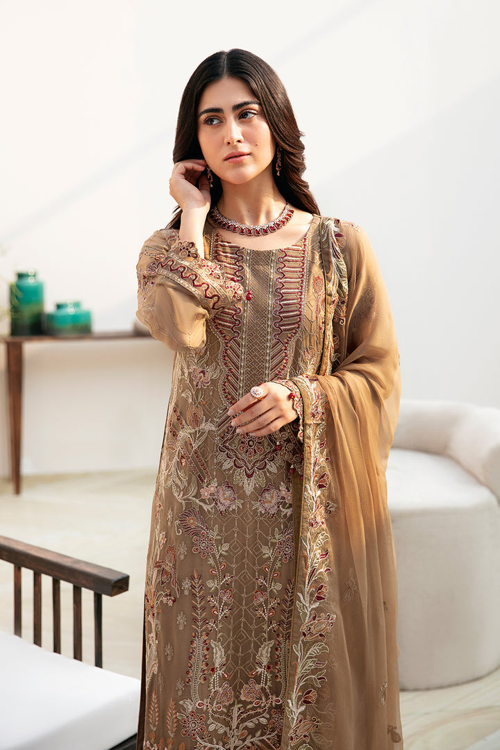 Ramsha | Chevron Chiffon Collection | A-812 -  Ramsha Casuals - Original Designer Dress - House of Maryam