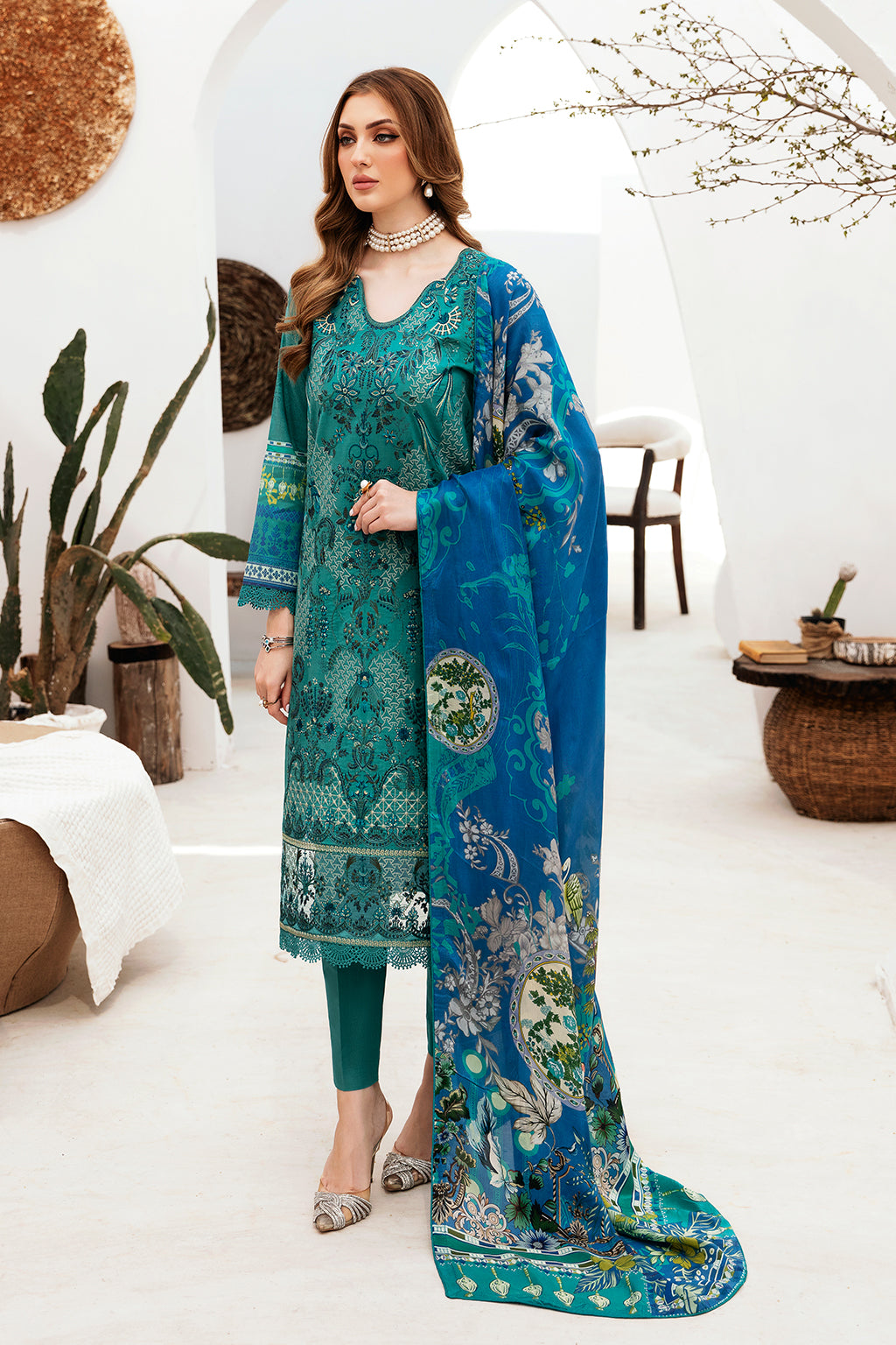 Ramsha | Ghazal Lawn 24 | G-206 -  Ramsha Luxury - Original Designer Dress - House of Maryam
