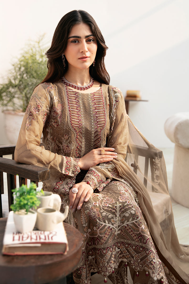 Ramsha | Chevron Chiffon Collection | A-812 -  Ramsha Casuals - Original Designer Dress - House of Maryam