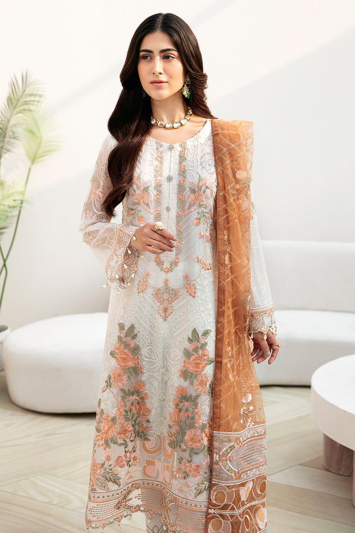 Ramsha | Chevron Chiffon Collection | A-808 -  Ramsha Casuals - Original Designer Dress - House of Maryam