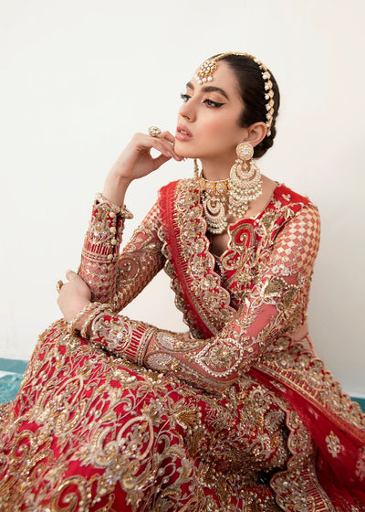 Akbar Aslam Salamander net bridal lehenga choli, photo 5
