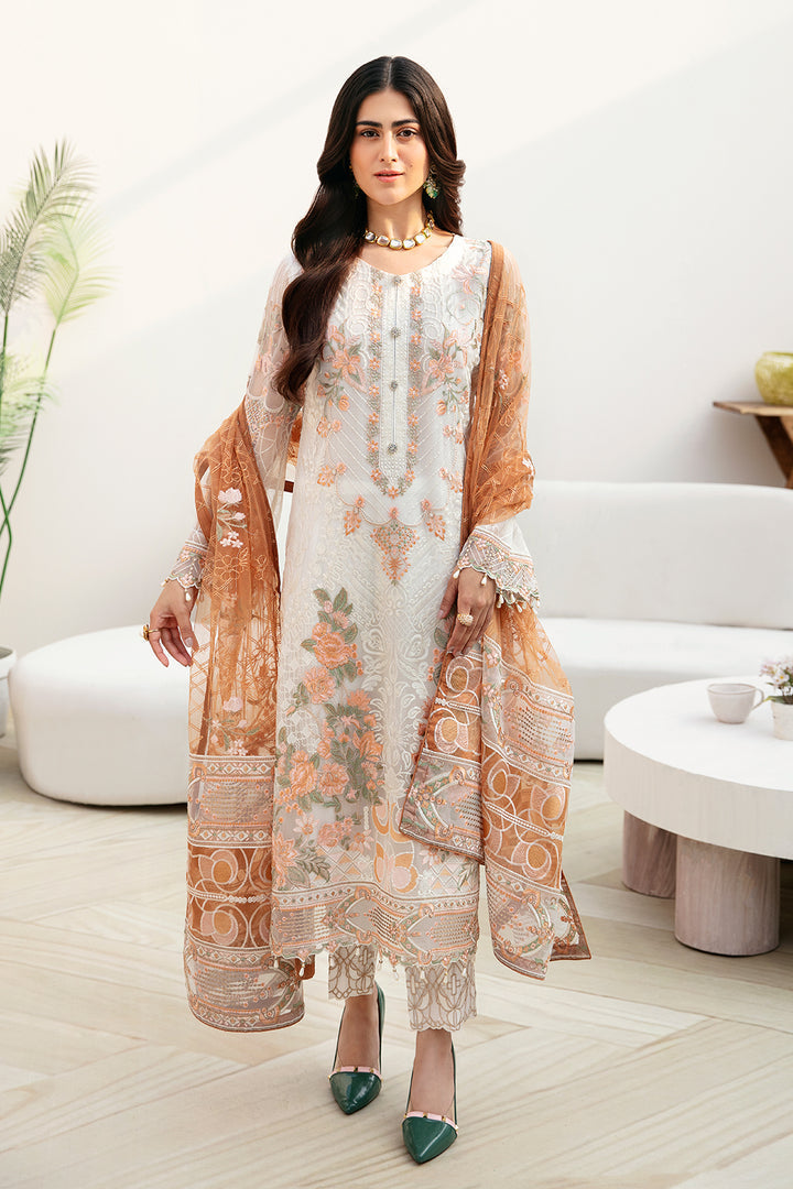 Ramsha | Chevron Chiffon Collection | A-808 -  Ramsha Casuals - Original Designer Dress - House of Maryam