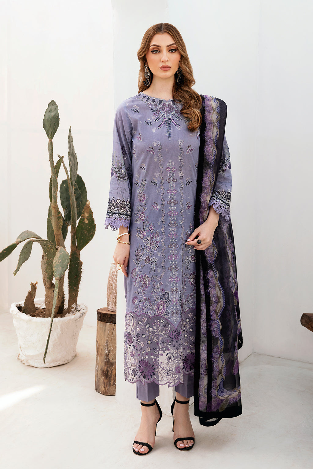 Ramsha | Ghazal Lawn 24 | G-202 -  Ramsha Luxury - Original Designer Dress - House of Maryam