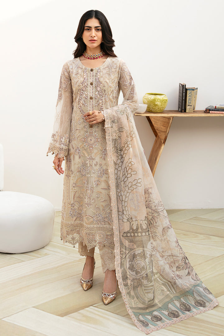 Ramsha | Chevron Chiffon Collection | A-802 -  Ramsha Casuals - Original Designer Dress - House of Maryam
