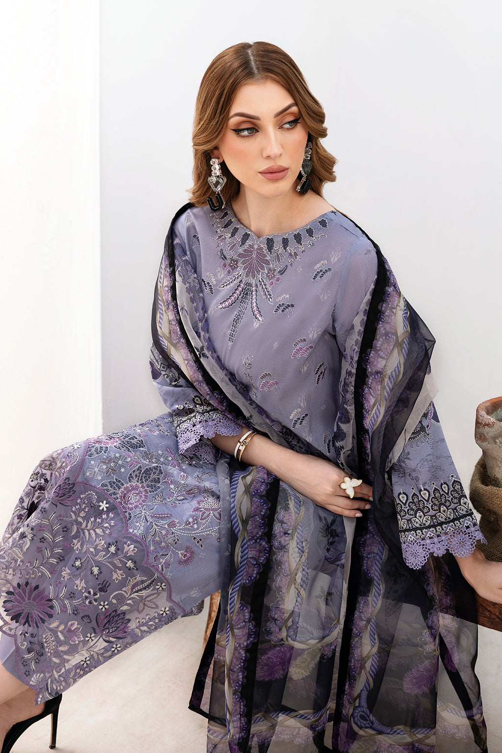 Ramsha | Ghazal Lawn 24 | G-202 -  Ramsha Luxury - Original Designer Dress - House of Maryam