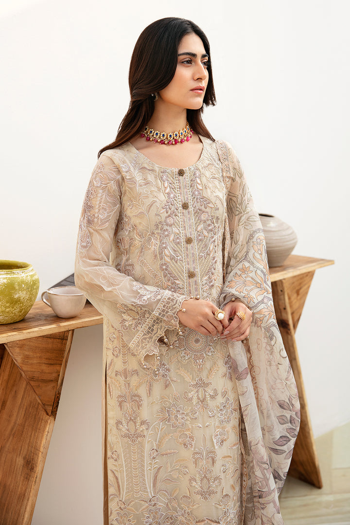Ramsha | Chevron Chiffon Collection | A-802 -  Ramsha Casuals - Original Designer Dress - House of Maryam