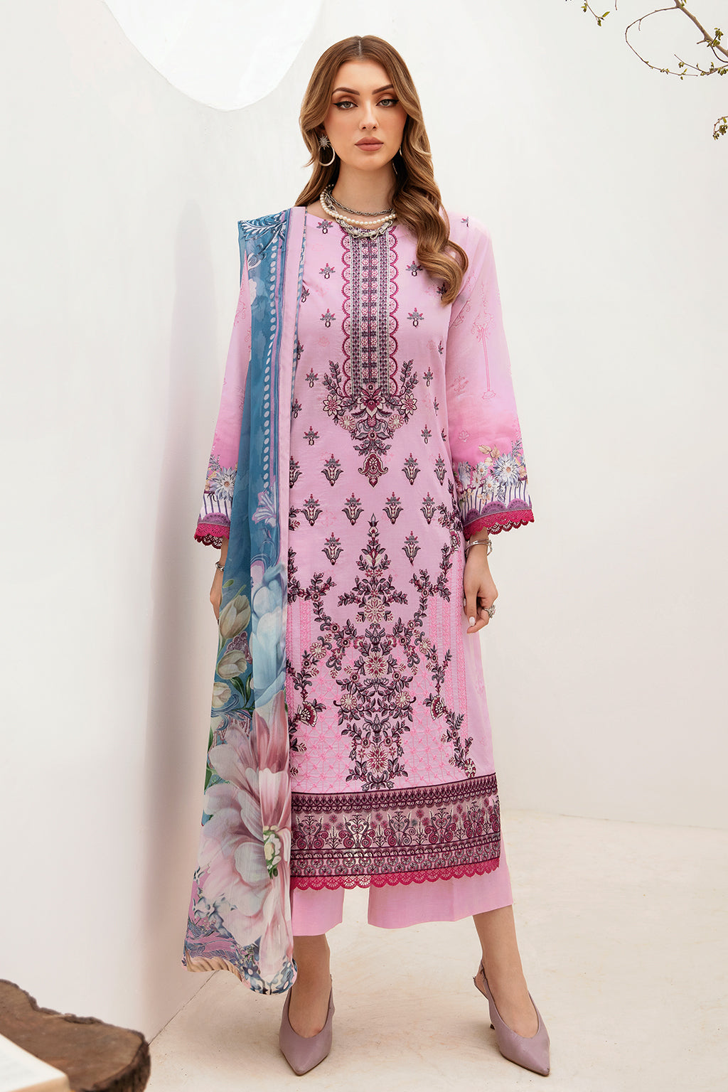 Ramsha | Ghazal Lawn 24 | G-212 -  Ramsha Luxury - Original Designer Dress - House of Maryam
