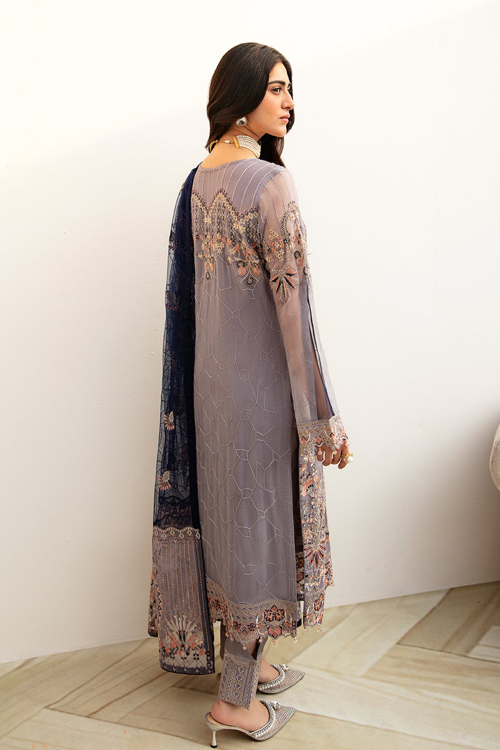 Ramsha | Chevron Chiffon Collection | A-809 -  Ramsha Casuals - Original Designer Dress - House of Maryam