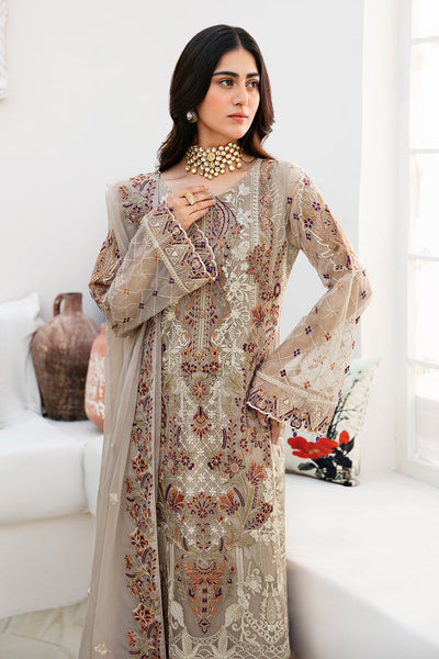 Ramsha | Chevron Chiffon Collection | A-806 -  Ramsha Casuals - Original Designer Dress - House of Maryam
