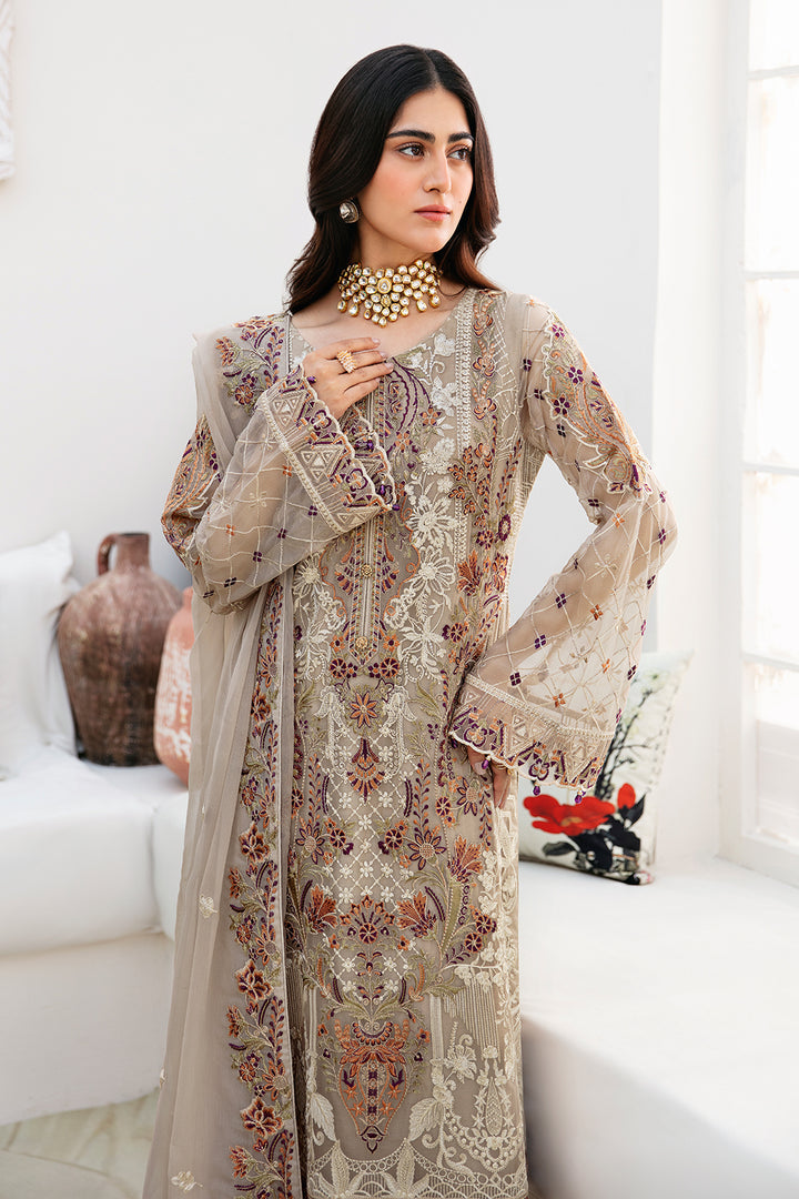 Ramsha | Chevron Chiffon Collection | A-806 -  Ramsha Casuals - Original Designer Dress - House of Maryam