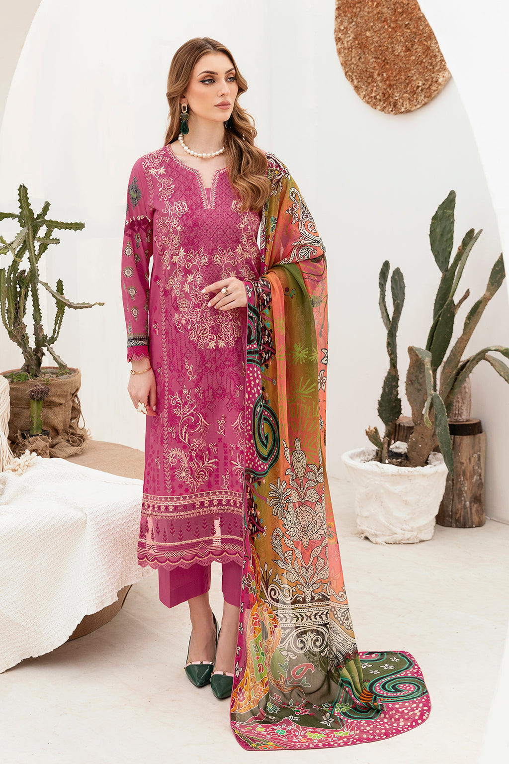 Ramsha | Ghazal Lawn 24 | G-208 -  Ramsha Luxury - Original Designer Dress - House of Maryam