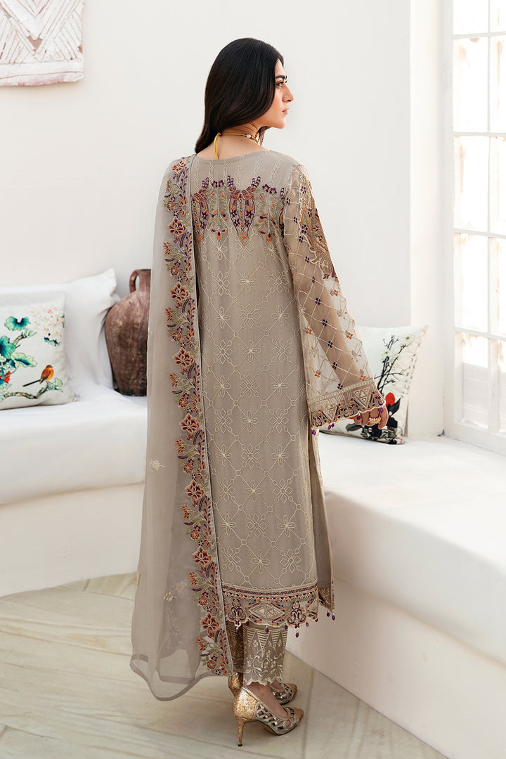 Ramsha | Chevron Chiffon Collection | A-806 -  Ramsha Casuals - Original Designer Dress - House of Maryam