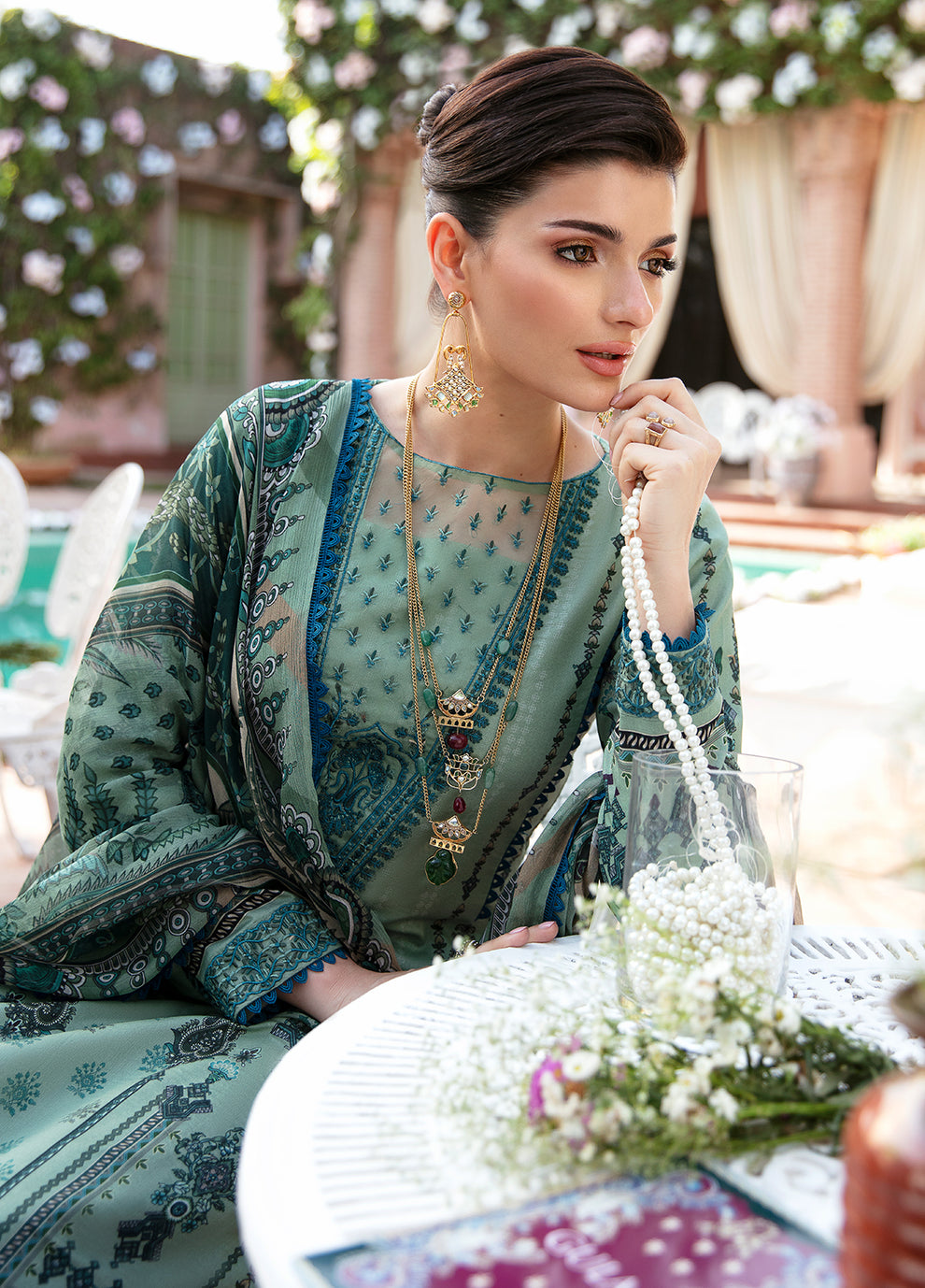 Gulaal | Summer Glow Lawn 24 | ANADIYA (GL-L-24V3-05) by Designer Gulaal - House of Maryam - Pakistani Designer Ethnic Wear in {{ shop.shopifyCountryName }}