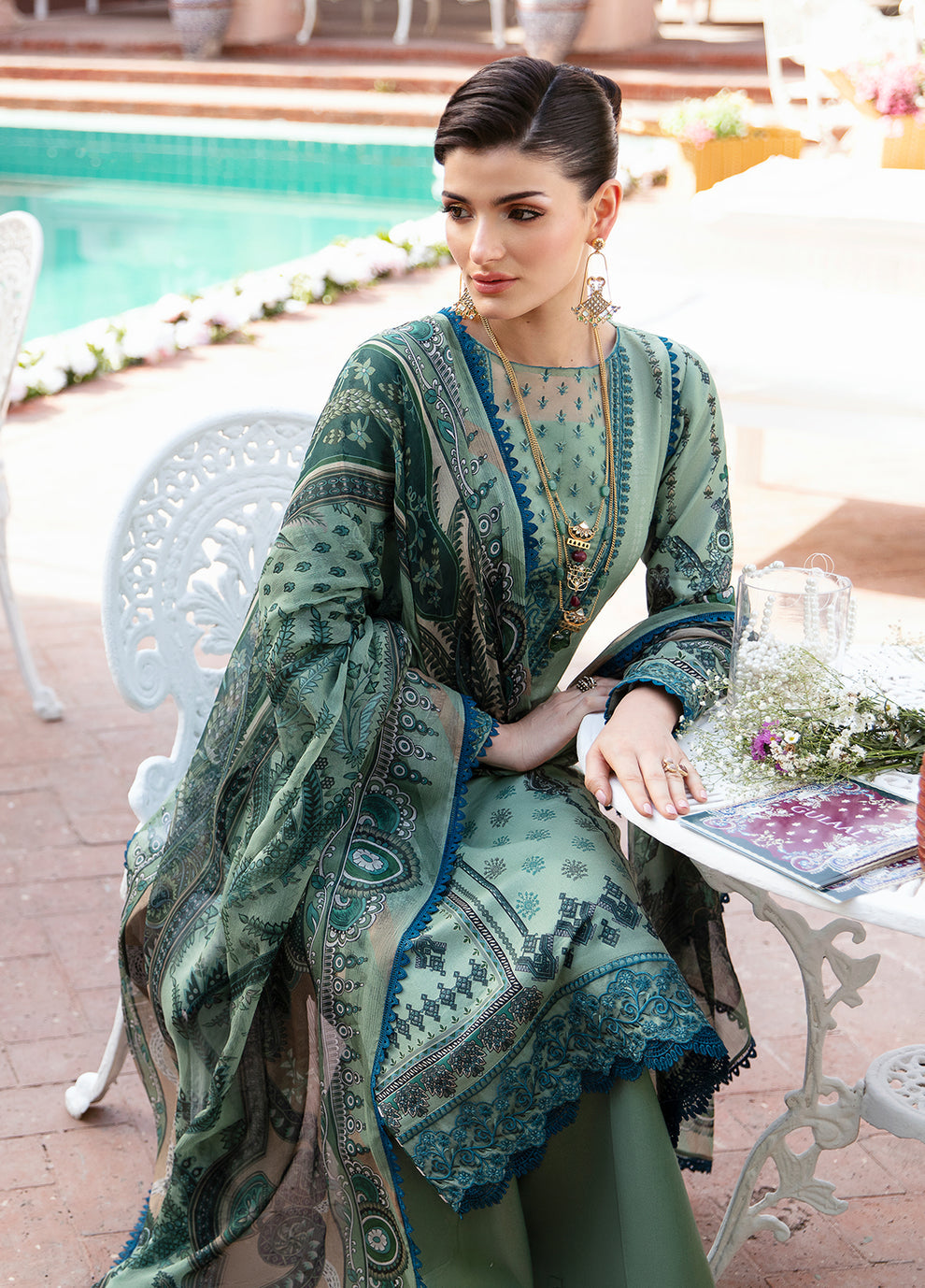 Gulaal | Summer Glow Lawn 24 | ANADIYA (GL-L-24V3-05) by Designer Gulaal - House of Maryam - Pakistani Designer Ethnic Wear in {{ shop.shopifyCountryName }}