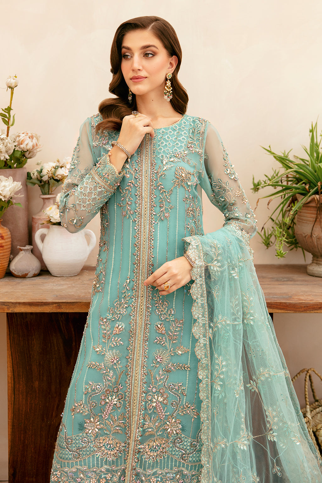 Ramsha | Luxury Wedding Collection | HA-405 -  Ramsha Formal - Original Designer Dress - House of Maryam