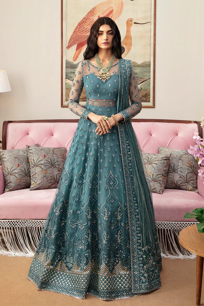 Ayzel | The Whispers of Grandeur | Lobelia -  Afrozeh Formal - Original Designer Dress - House of Maryam