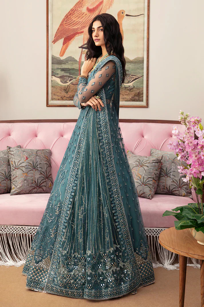 Ayzel | The Whispers of Grandeur | Lobelia -  Afrozeh Formal - Original Designer Dress - House of Maryam