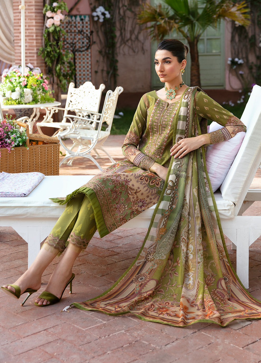 Gulaal | Summer Glow Lawn 24 | ALICIA (GL-L-24V3-04) -  Gulaal Luxury - Original Designer Dress - House of Maryam