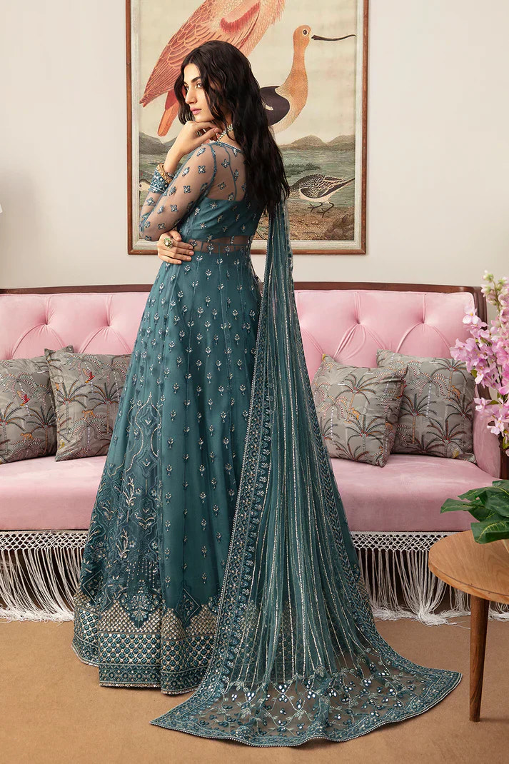 Ayzel | The Whispers of Grandeur | Lobelia -  Afrozeh Formal - Original Designer Dress - House of Maryam