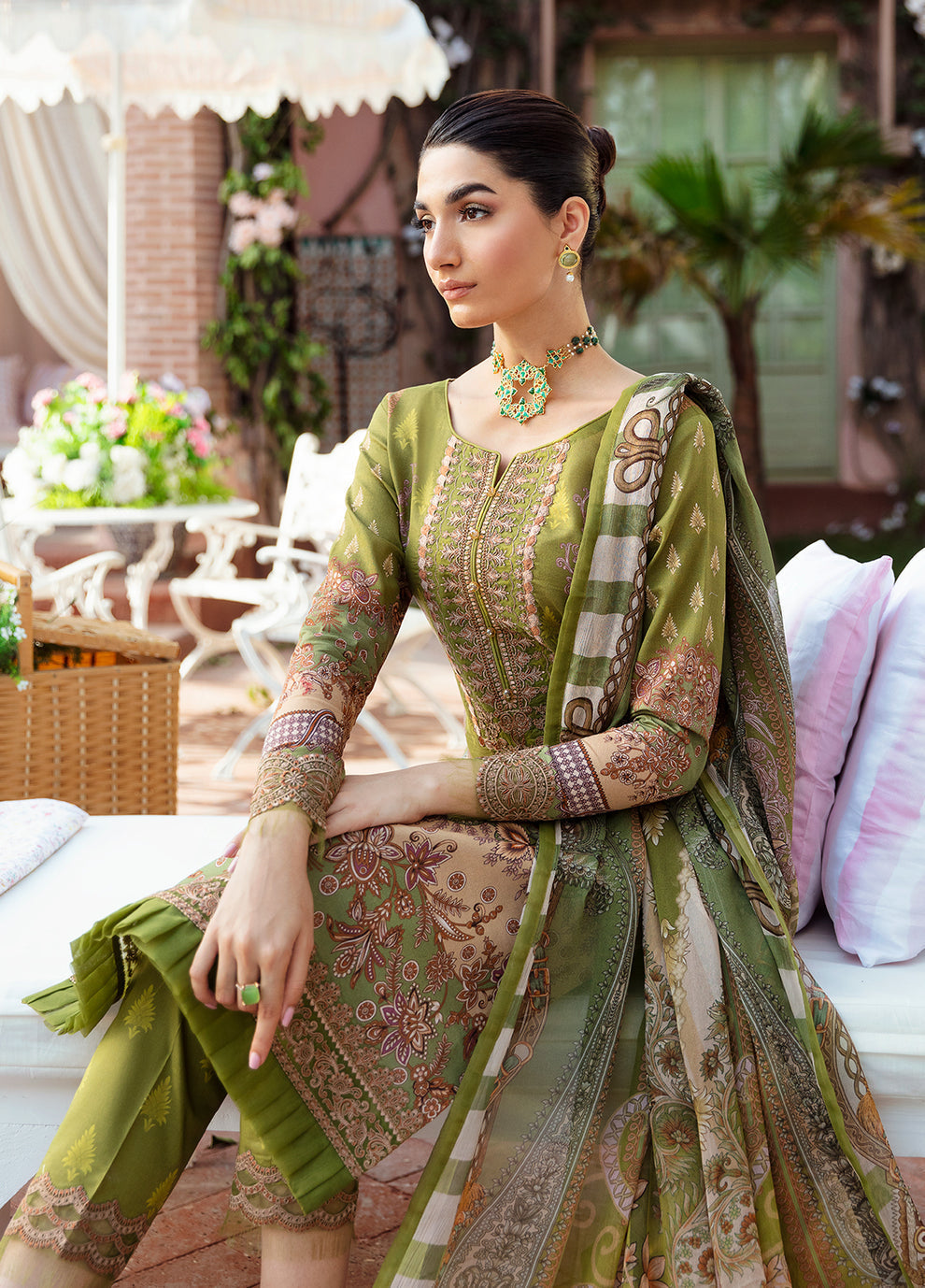 Gulaal | Summer Glow Lawn 24 | ALICIA (GL-L-24V3-04) -  Gulaal Luxury - Original Designer Dress - House of Maryam
