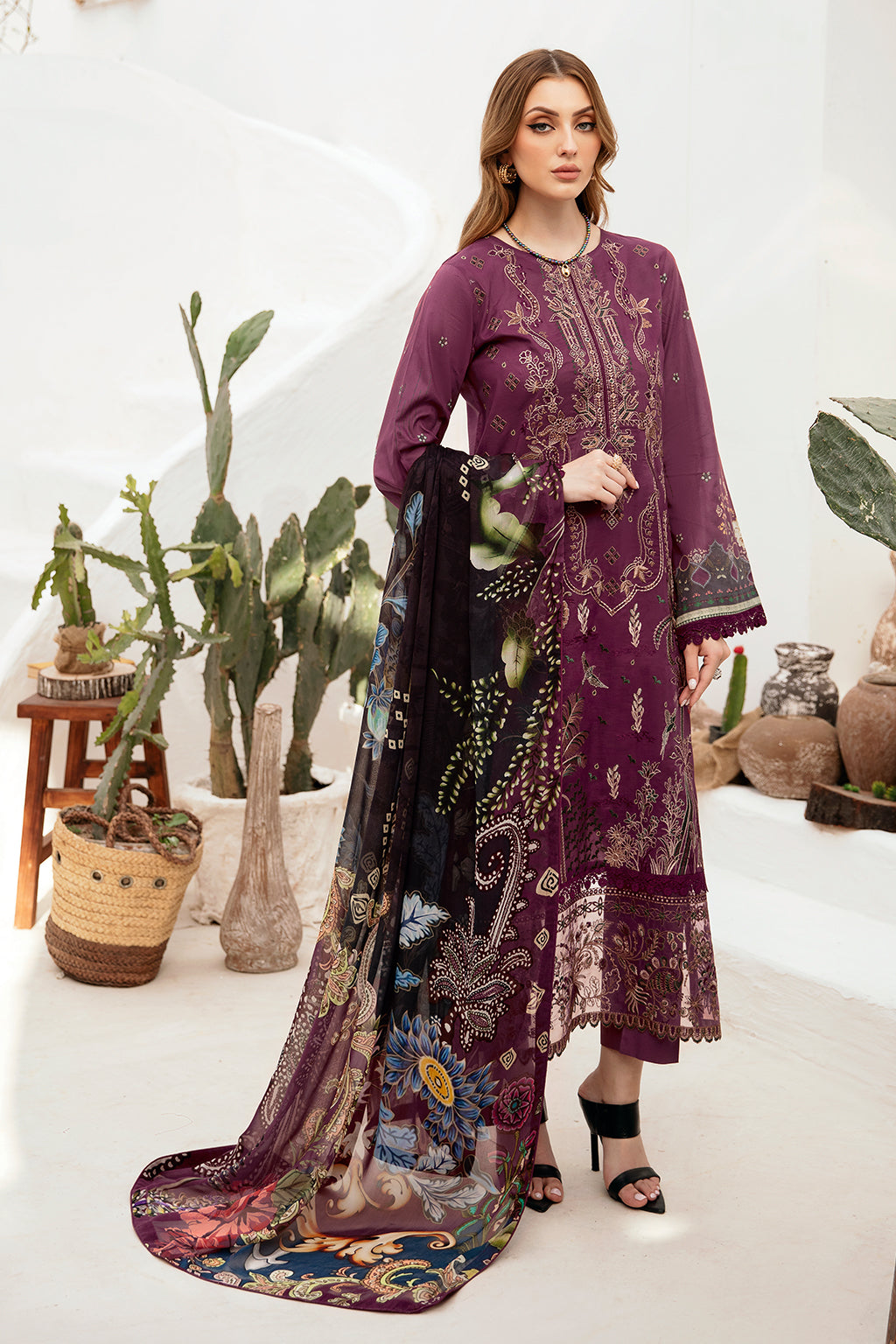 Ramsha | Ghazal Lawn 24 | G-205 -  Ramsha Luxury - Original Designer Dress - House of Maryam