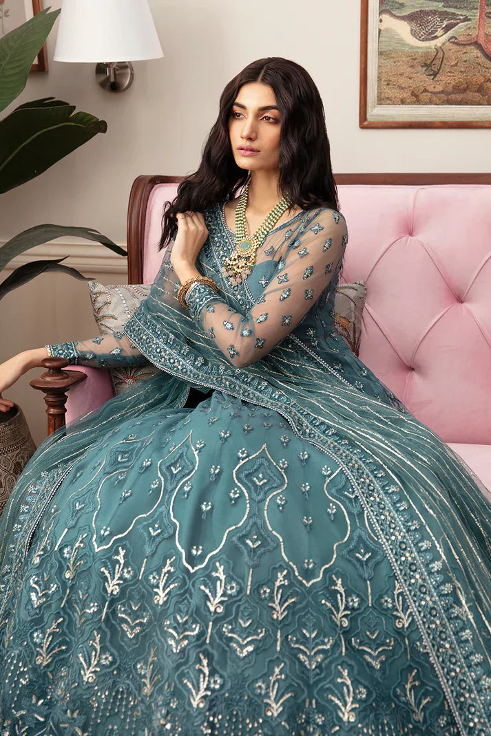 Ayzel | The Whispers of Grandeur | Lobelia -  Afrozeh Formal - Original Designer Dress - House of Maryam