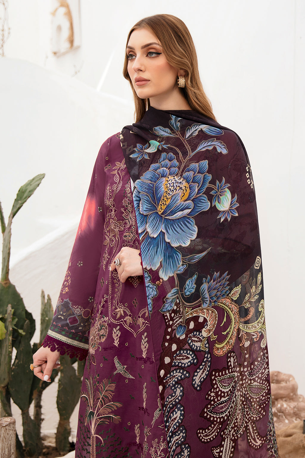 Ramsha | Ghazal Lawn 24 | G-205 -  Ramsha Luxury - Original Designer Dress - House of Maryam