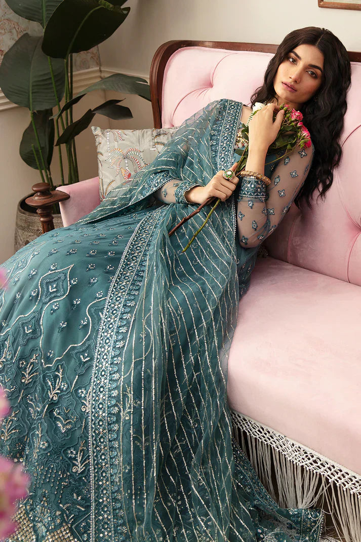Ayzel | The Whispers of Grandeur | Lobelia -  Afrozeh Formal - Original Designer Dress - House of Maryam