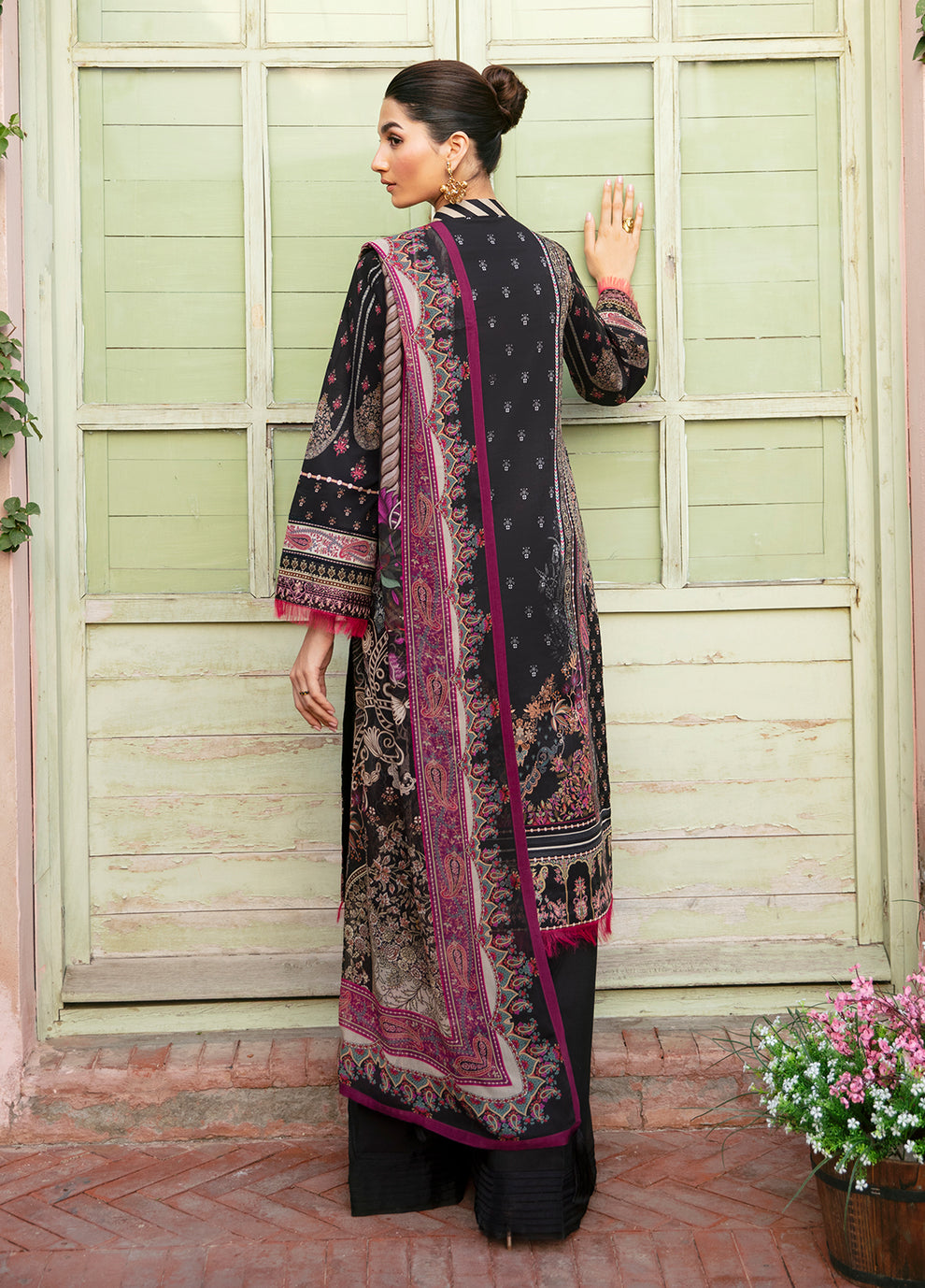 Gulaal | Summer Glow Lawn 24 | ANDREA (GL-L-24V3-06) -  Gulaal Luxury - Original Designer Dress - House of Maryam