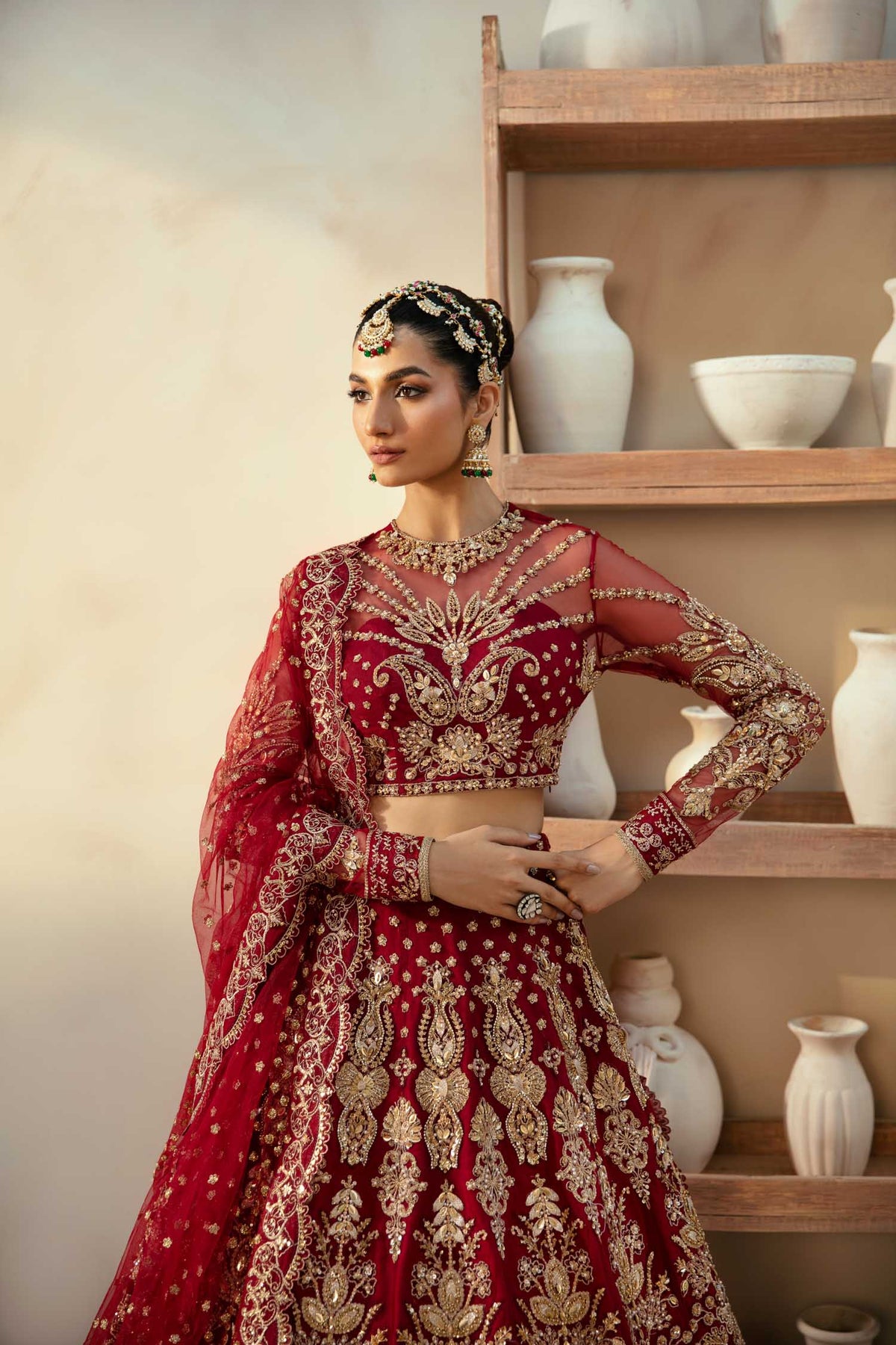 Akbar Aslam Embyrlen net formal maxi, photo 2