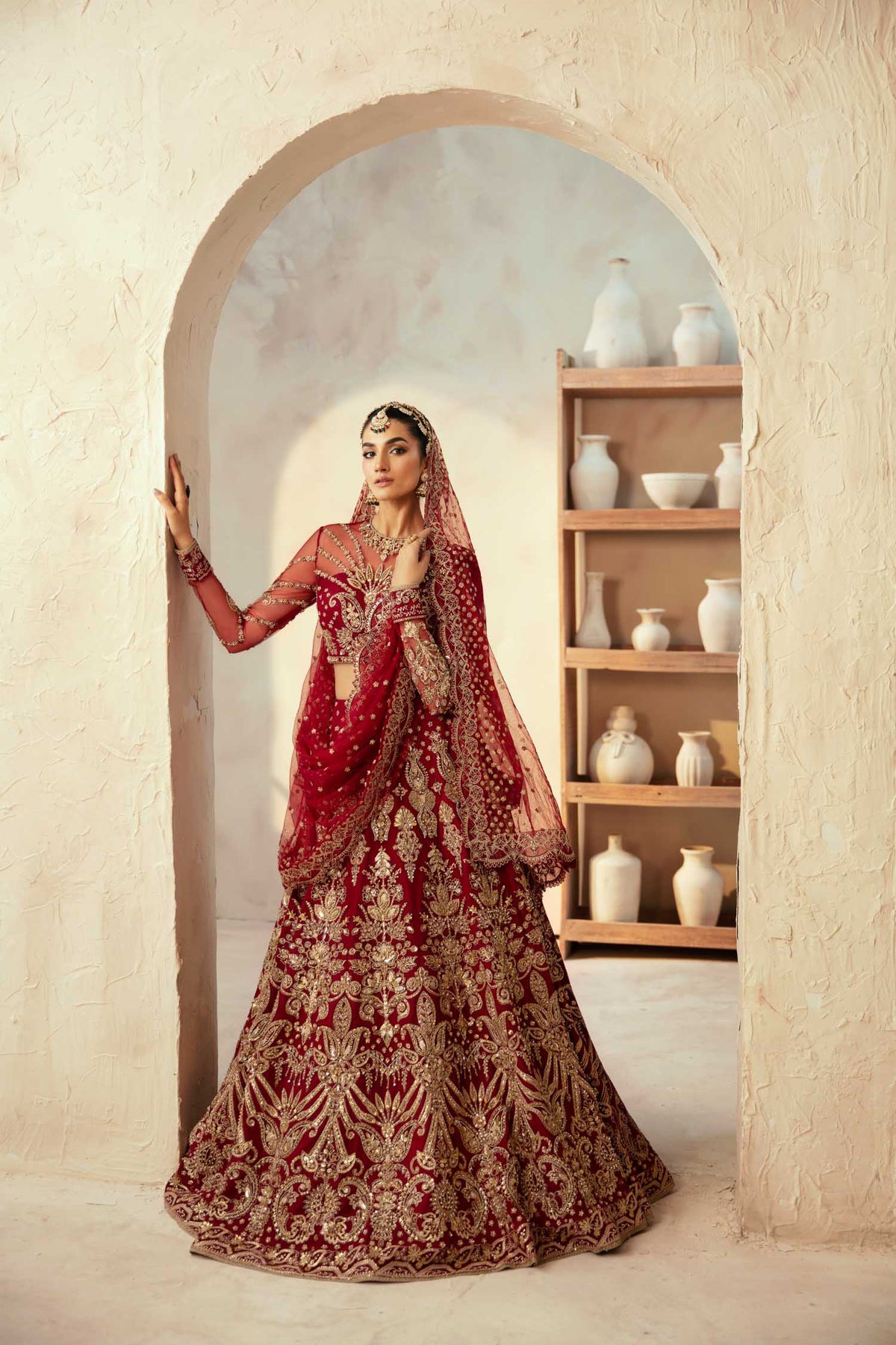 Akbar Aslam Embyrlen net formal maxi, photo 8
